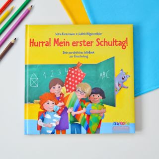 Personalisiertes Kinderbuch: Hurra! Mein erster Schultag!