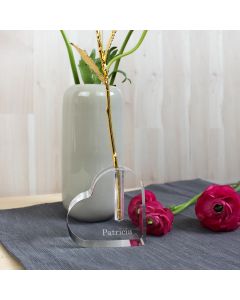 Design-Blumenvase in Herzform