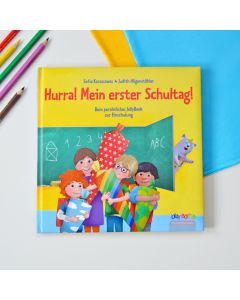 Personalisiertes Kinderbuch: Hurra! Mein erster Schultag!