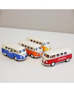 Personalisierbares Spielzeugauto VW-Bus